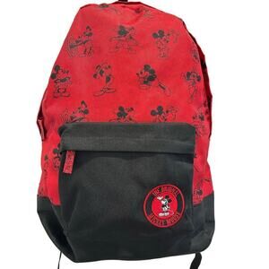 Disney Parks The Original Mickey Mouse Backpack Red & Black